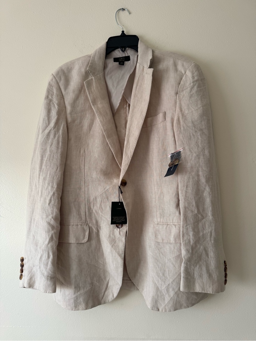 Club Room Beige Linen Sport Coat